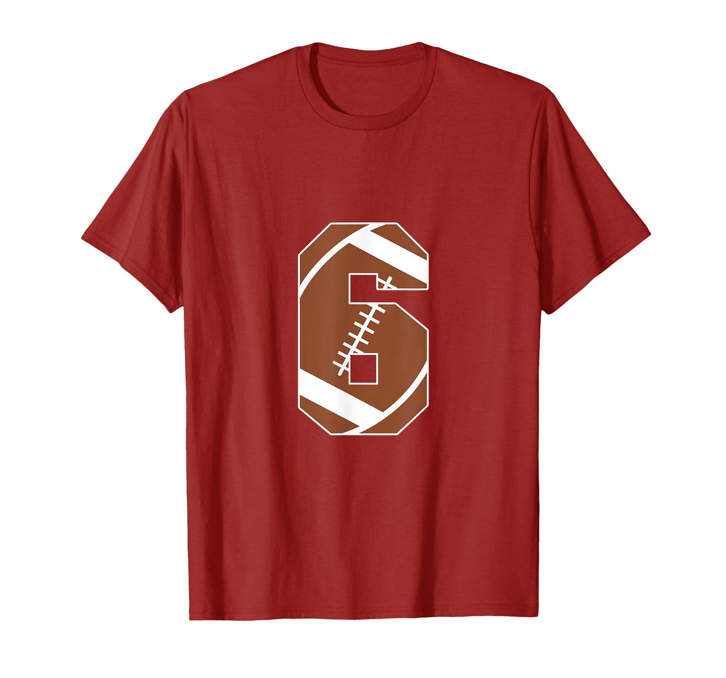 6th Birthday Kids Football Birthday Party 6 Years Old Boys T-Shirt