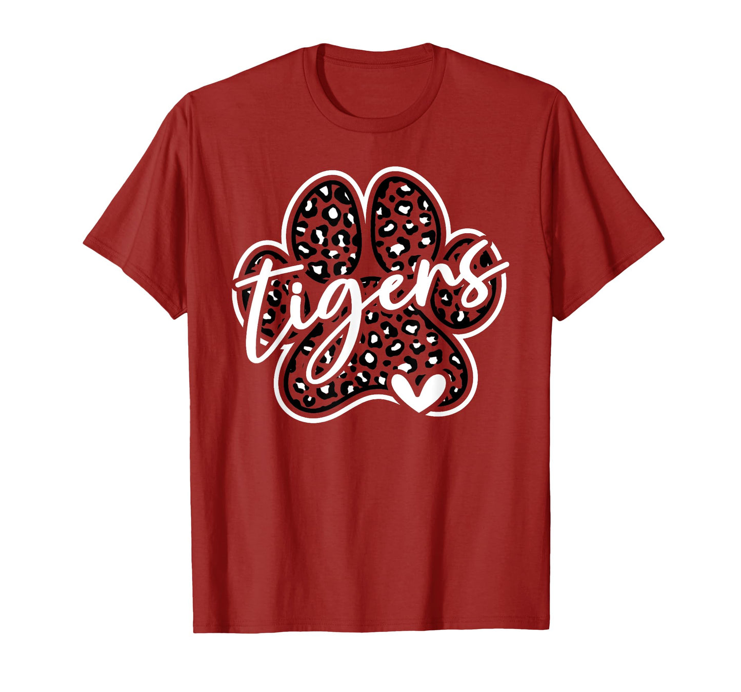 Vintage Tigers School Spirit Team Pride Back To School T-Shirt