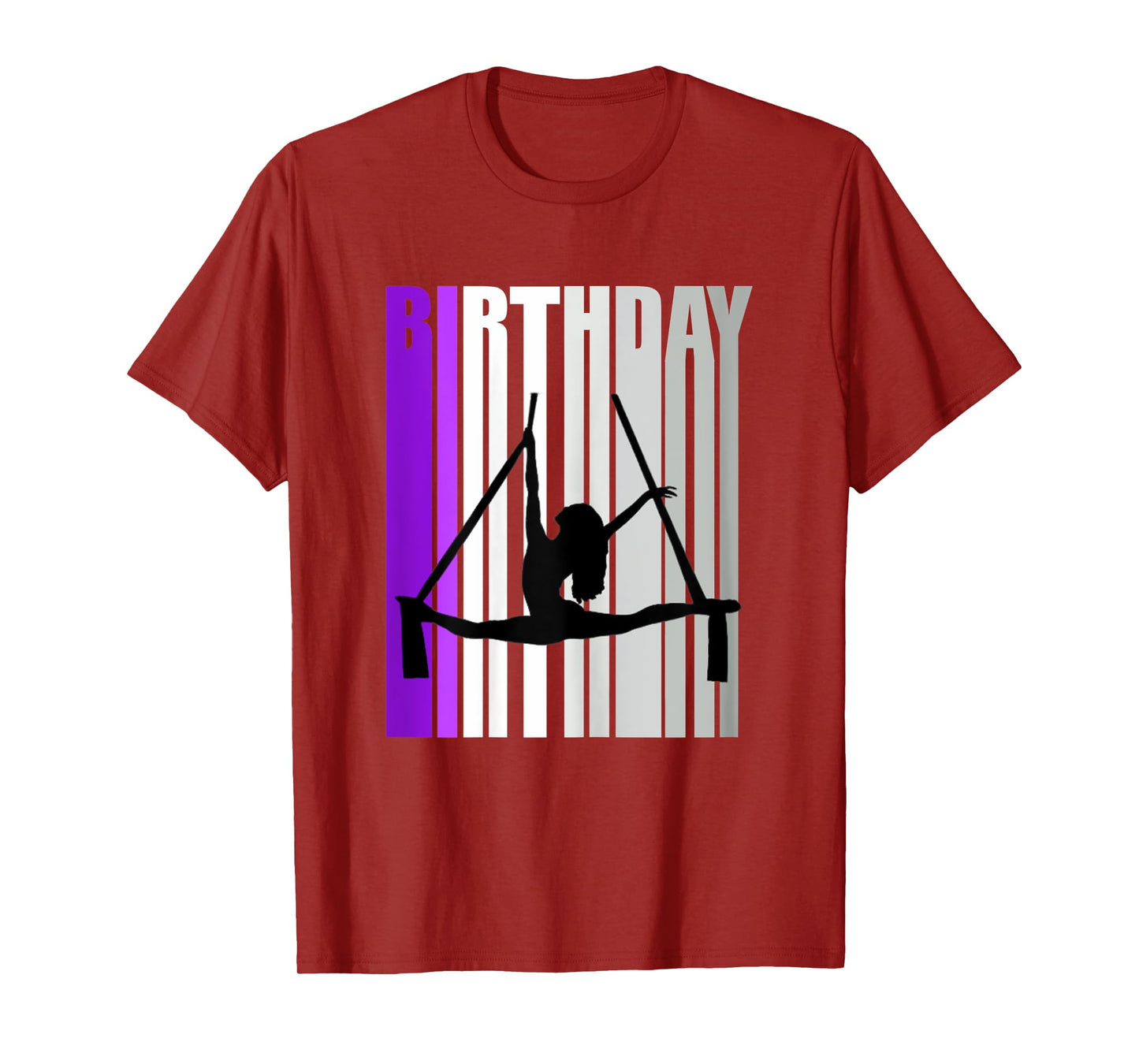 Pretty Purple Kids Air Dancer Birthday Aerialist Train Girl T-Shirt