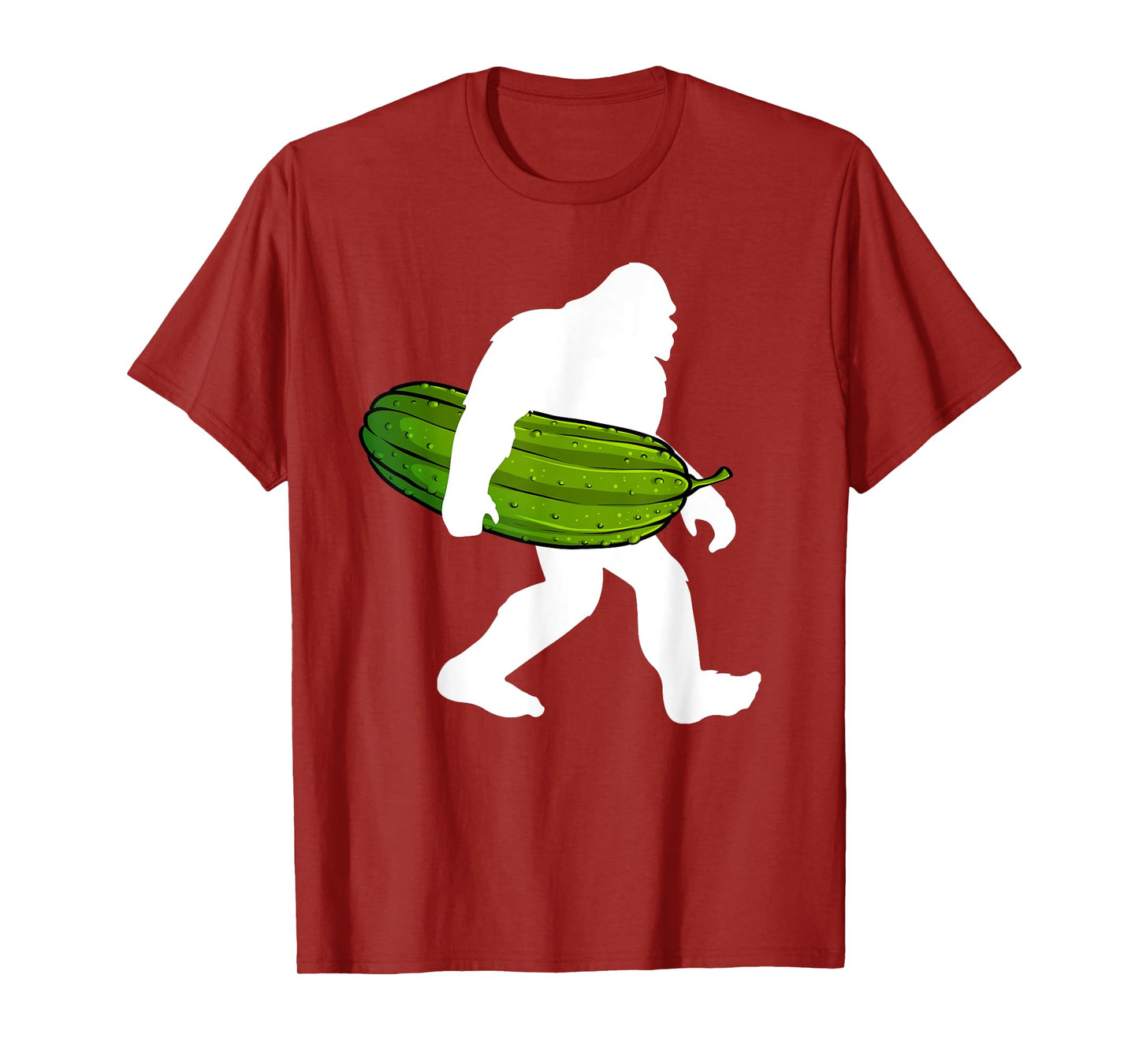 Pickle Art For Men Women Kids Bigfoot Cucumber Pickle Lover T-Shirt