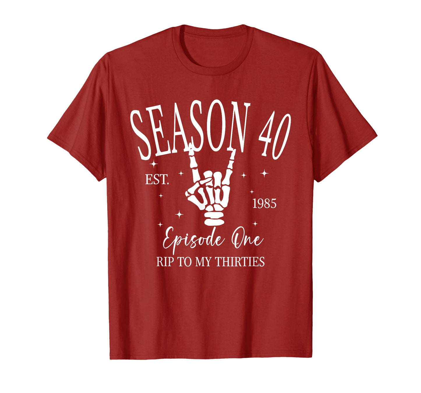 Season 40 Rip To My Thirties, 40 Years Old Birthday Party T-Shirt