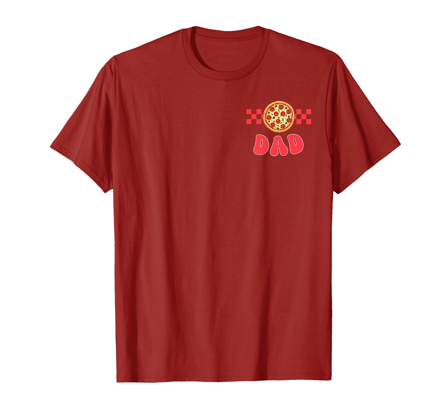 Dad of The First Pizza Birthday Boy Girl Family Matching T-Shirt