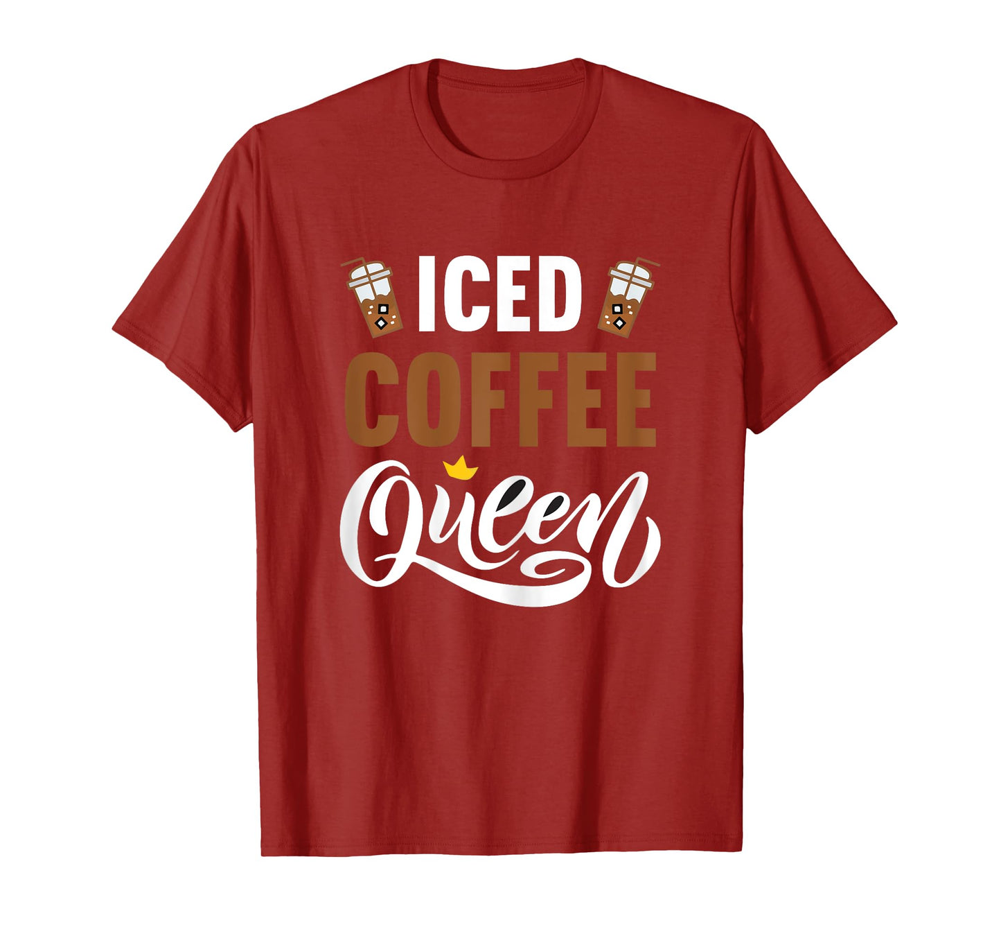 Womens Iced Coffee Queen T-Shirt