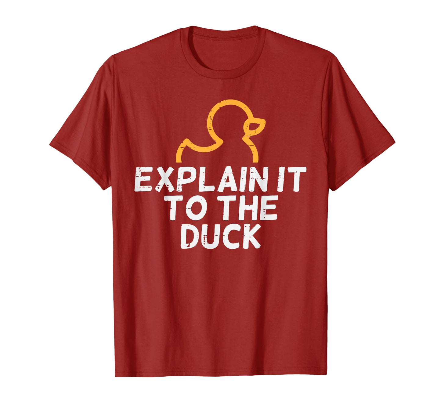 IT Coder Programmer Tech Developer Shirts Men Programmer Explain To The Duck IT Debugging Coding Women Men T-Shirt