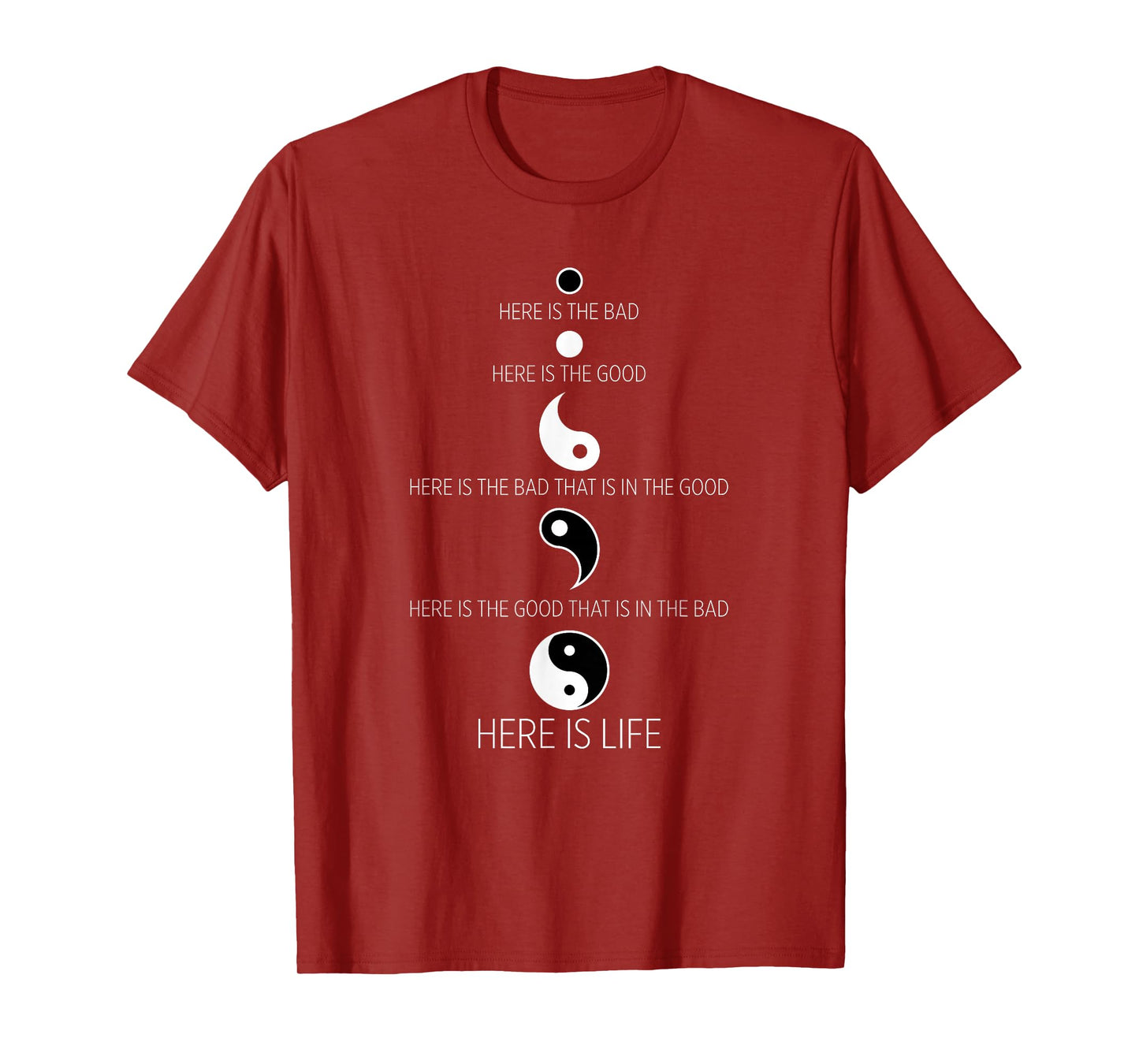 Buddist Life Yin Yang T-Shirt