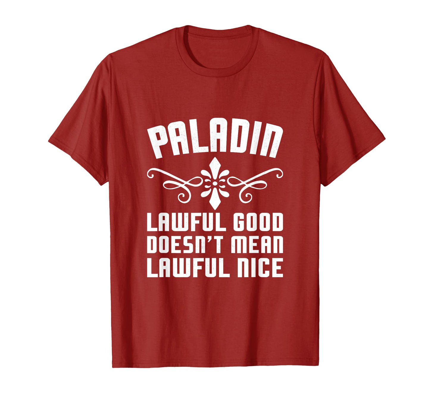 Paladin Lawful Good Funny Tabletop Roleplaying RPG Gamer Men T-Shirt