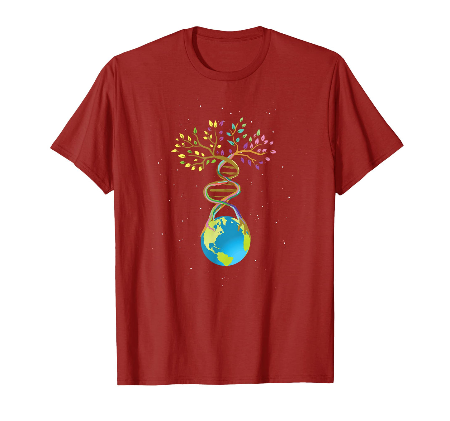 DNA Tree Life Mother Earth Genetics Biologist Science Shirt T-Shirt