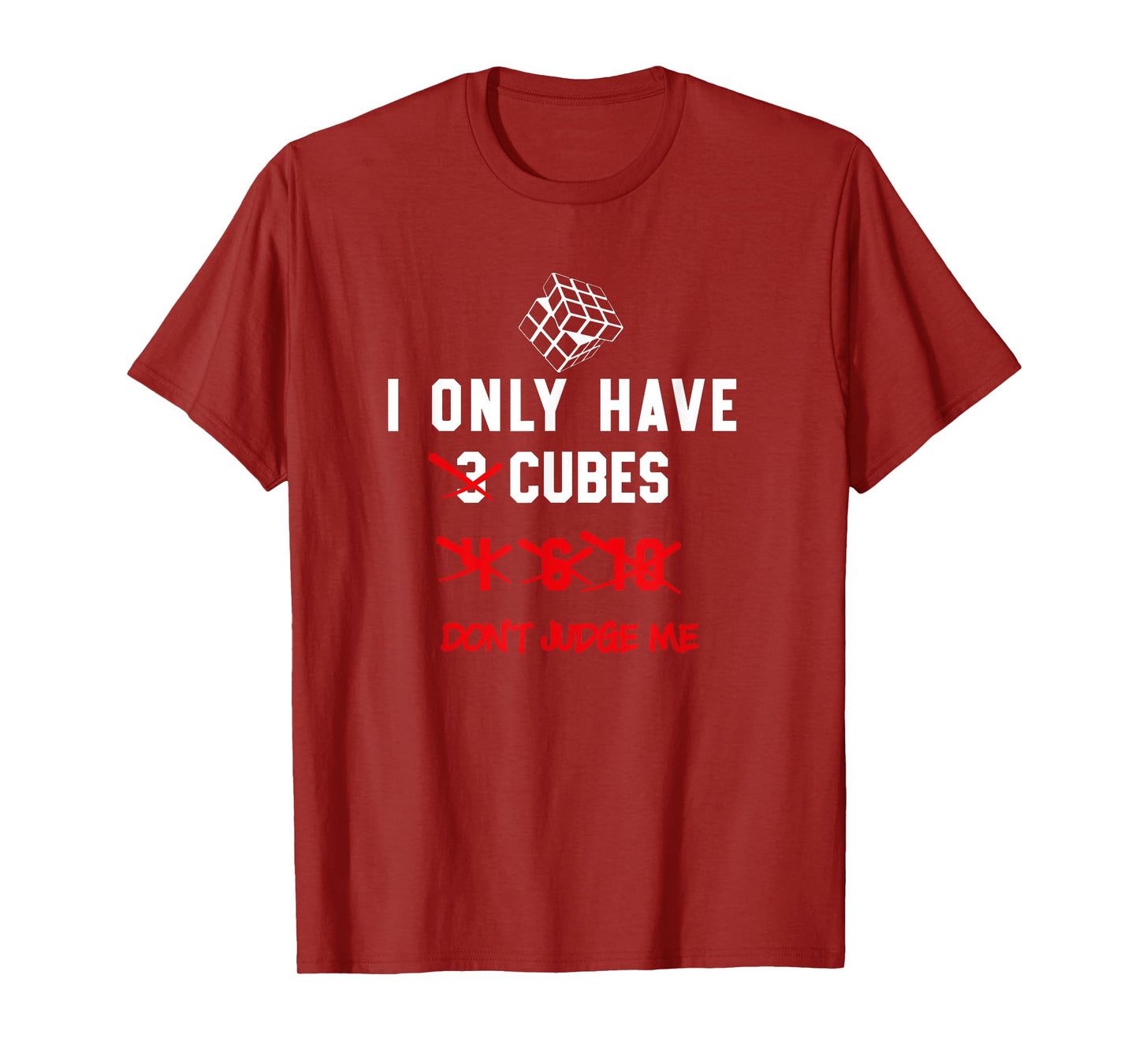 I Only Want Puzzle Cube Funny Speed Cubing Youth Math T-Shirt