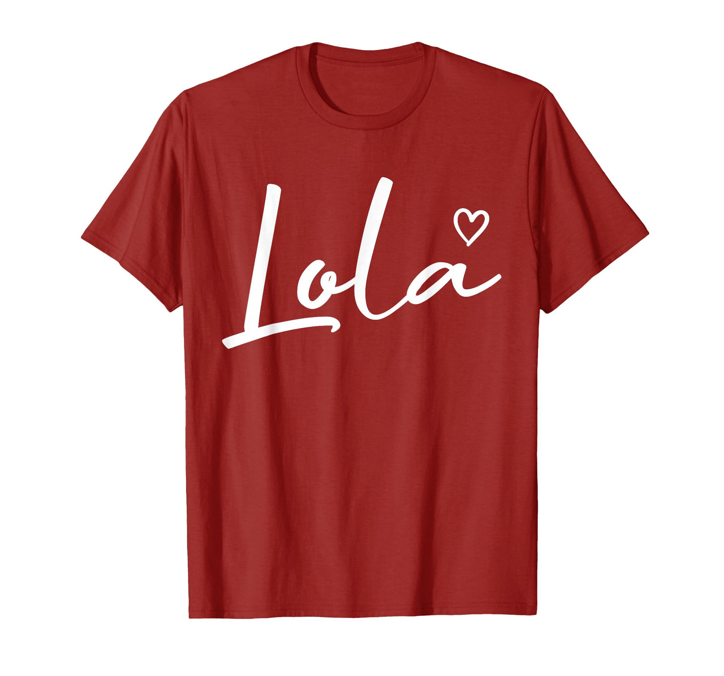 Lola Gifts For Women Grandma Heart Mother's Day Lola T-Shirt