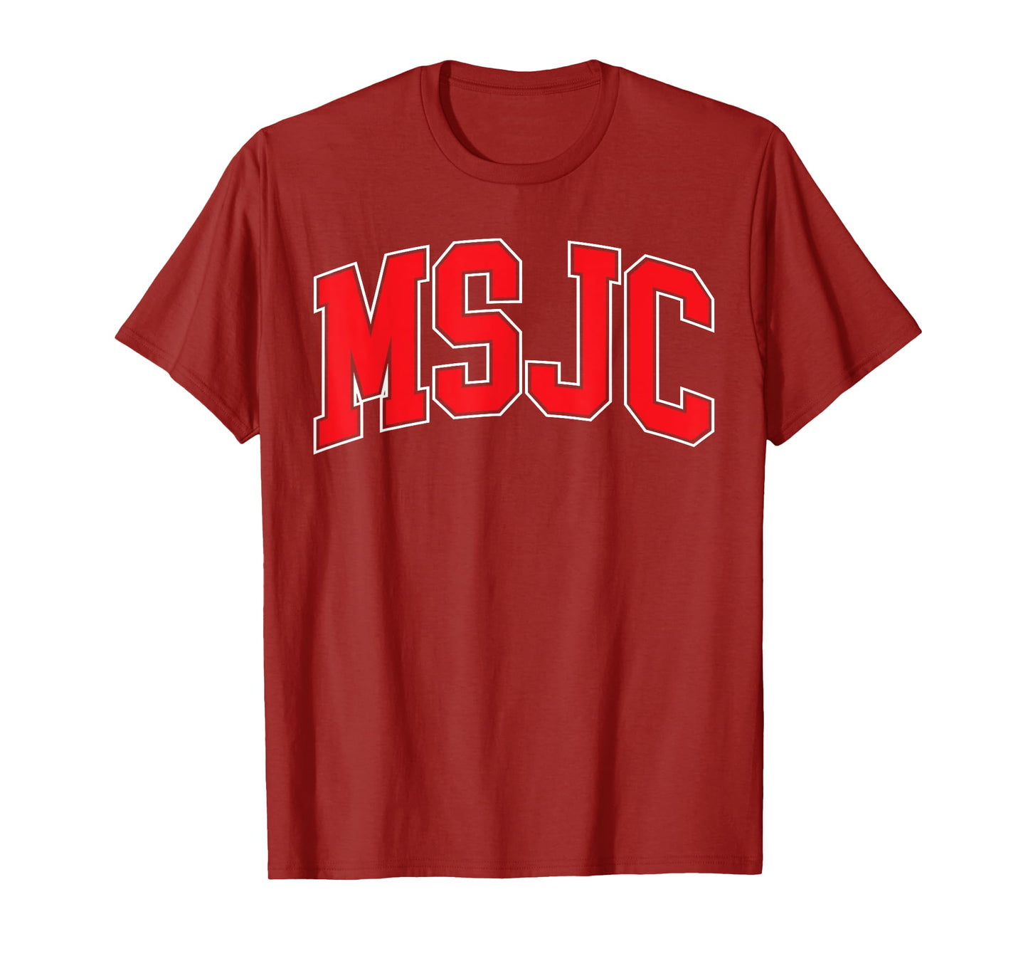 MSJC Mt San Jacinto Vintage Arch College Retro Men Women T-Shirt