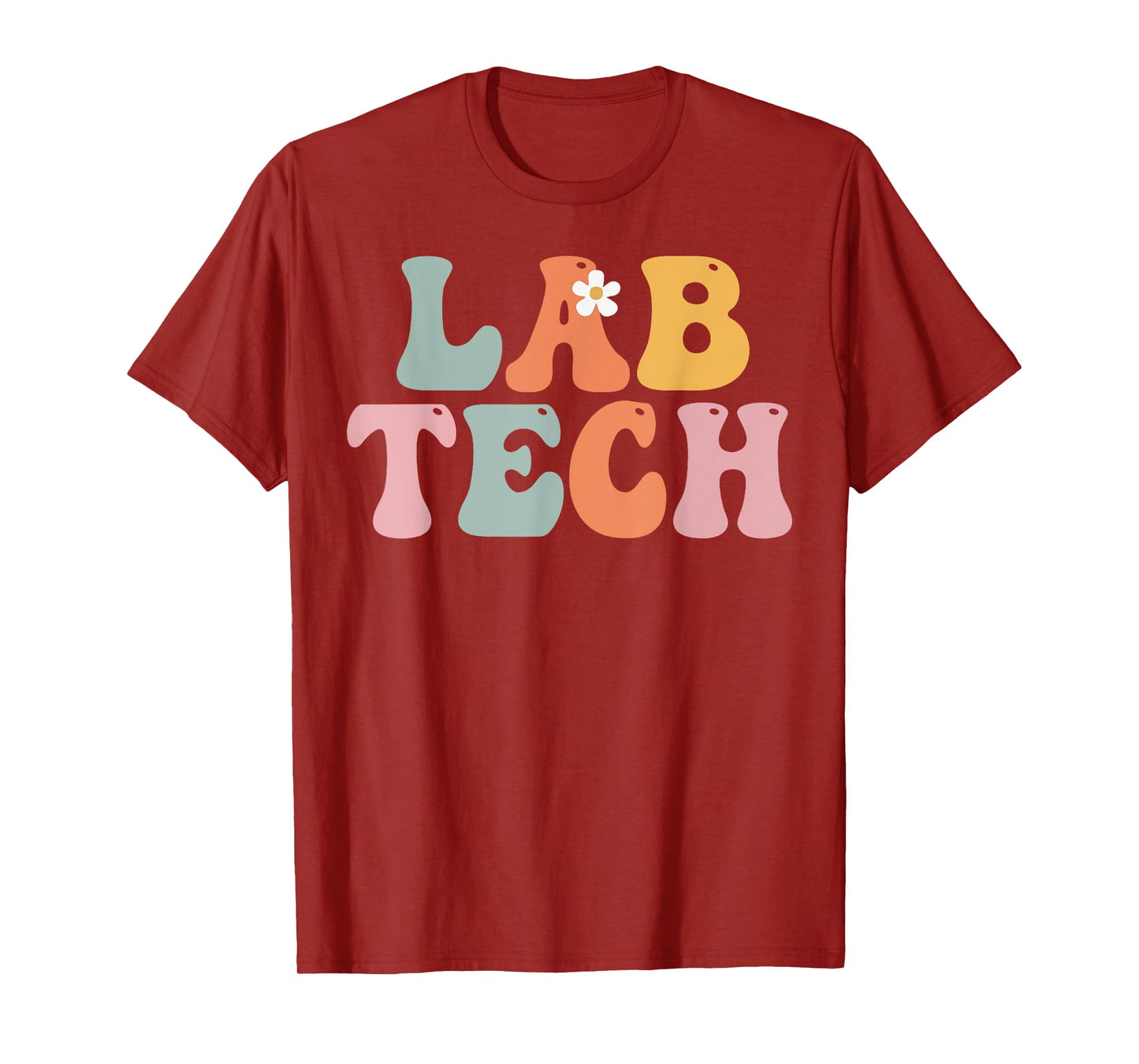 Lab Tech Week Groovy Appreciation Day For Women For Work T-Shirt