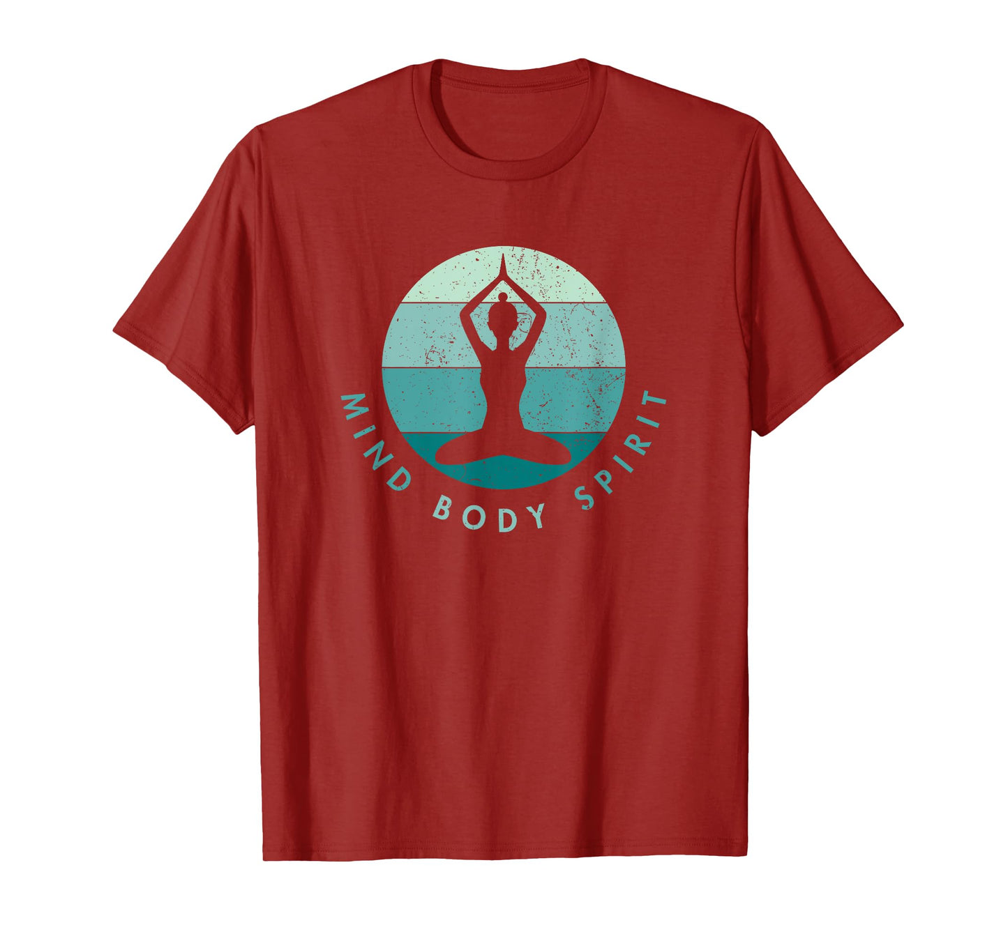 Meditation Yoga - Mind Body Soul - Cool Blue T-Shirt
