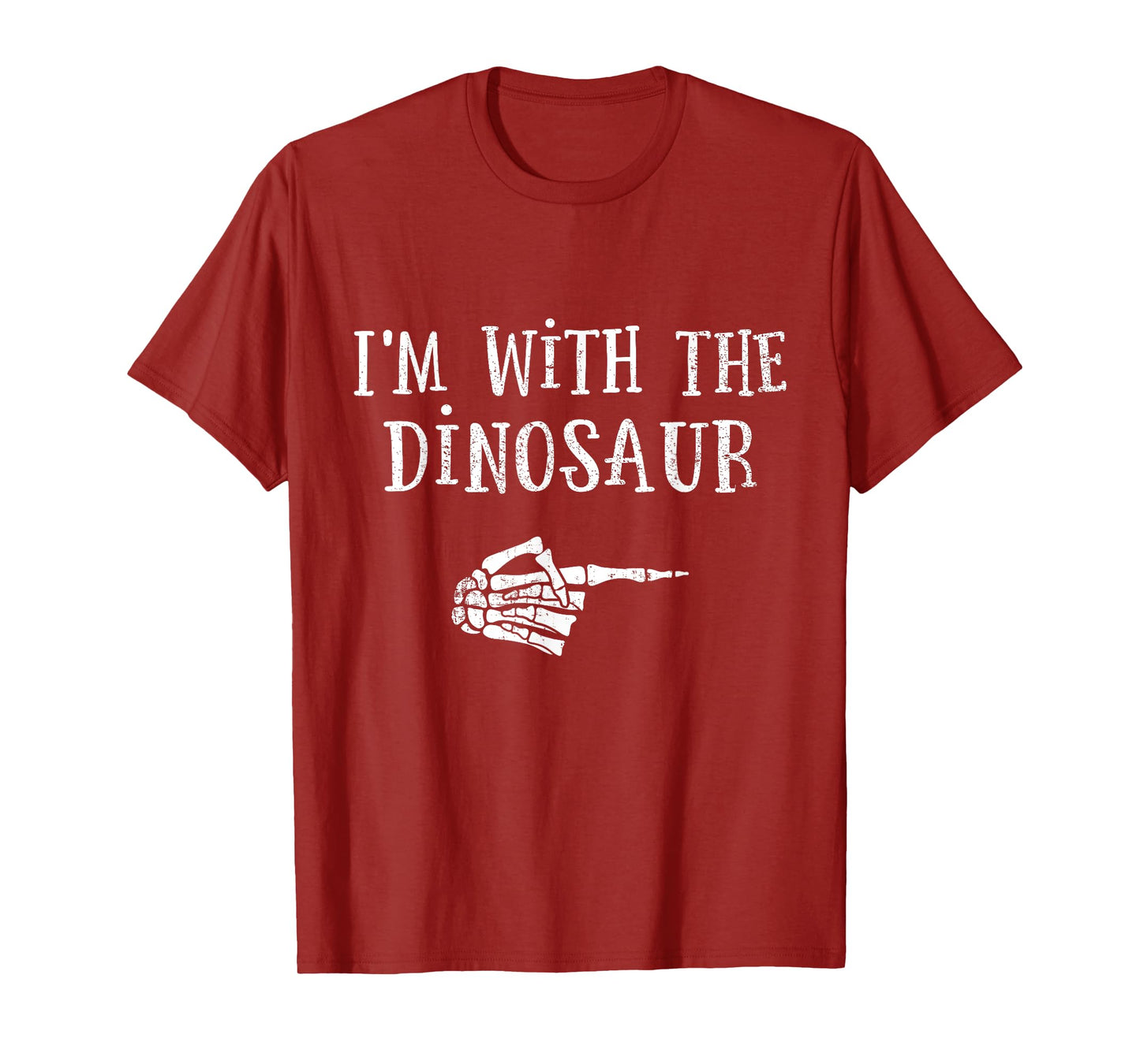 Im with dinosaur matching partner couple costume halloween T-Shirt