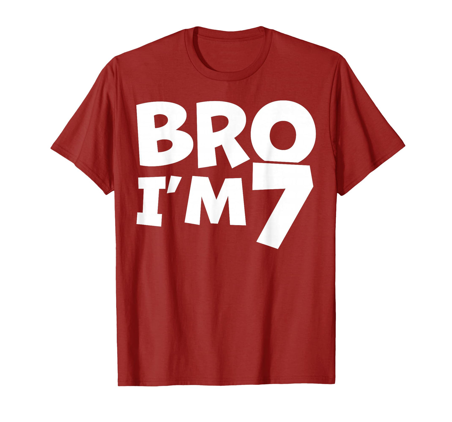 7 Year Old BDay Decorations Son Boy 7yr 7th Birthday T-Shirt