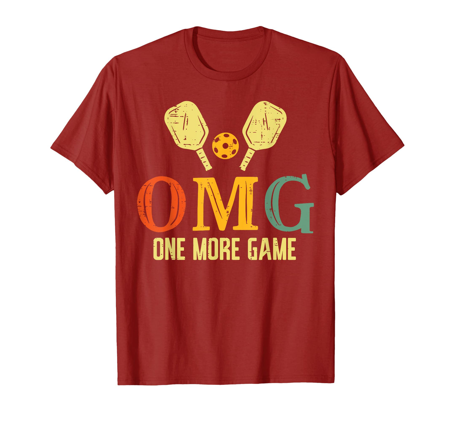 Pickleball OMG One More Game Pickle Ball Sports Men Women T-Shirt