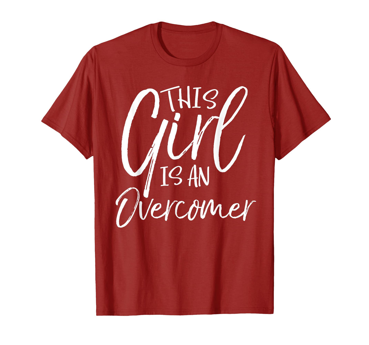 This Girl is an Overcomer Victory in Christ Christian Shirt T-Shirt