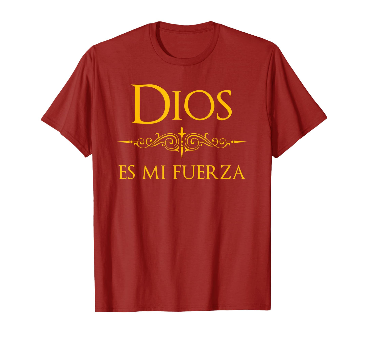 Spanish, Espanol Religious Design Dios es mi Fuerza T-Shirt