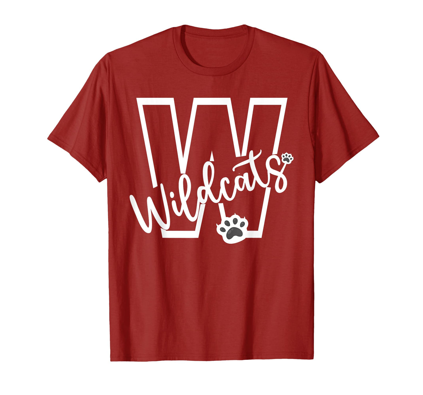 Wildcats School Sports Fan Team Spirit Football Baseball T-Shirt