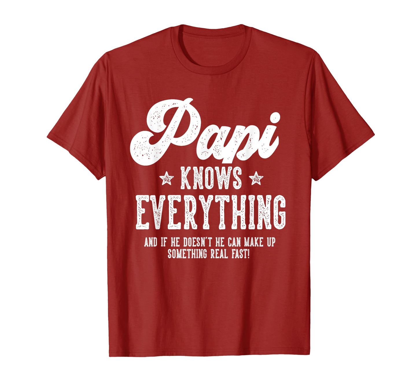 Funny Papi Gag Gifts For Birthday Father's Day Papi T-Shirt