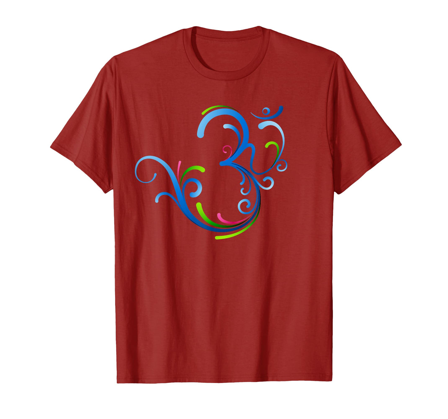Om Shanti Peace Aum Dharma Yoga Hindu Buddhism Flower T-Shirt