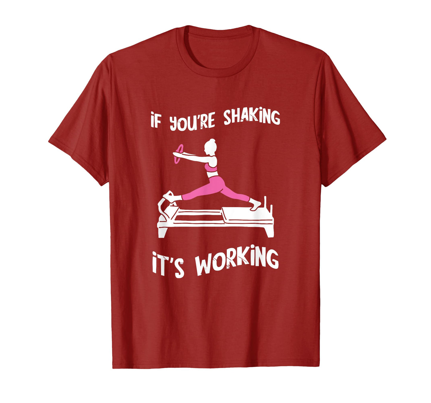 Pilates Workout Shaking Pilates Fitness Instructor Pilates T-Shirt