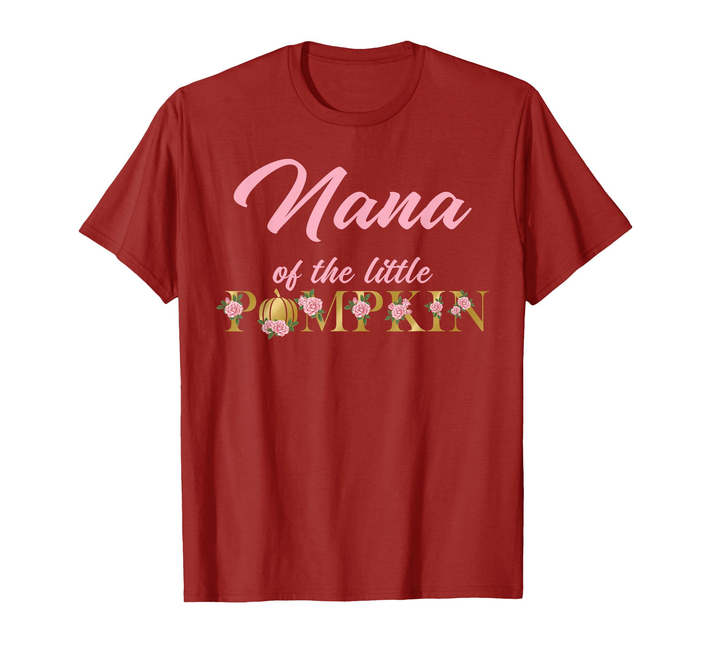 Nana of Little Pumpkin First Birthday Autumn Pumpkin T-Shirt