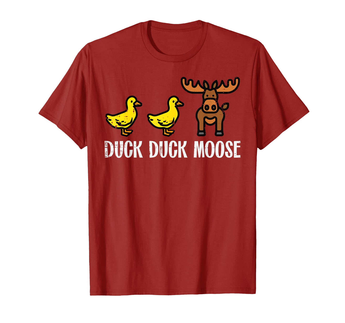 Duck Duck Moose Funny Game Pun Boys Girls Kids Toddler Women T-Shirt