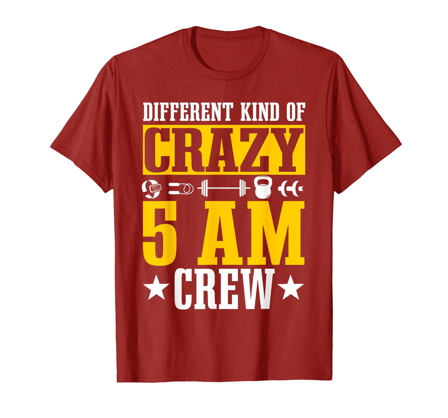 Workout Squad 5AM Crew Funny Gym Quote T-Shirt
