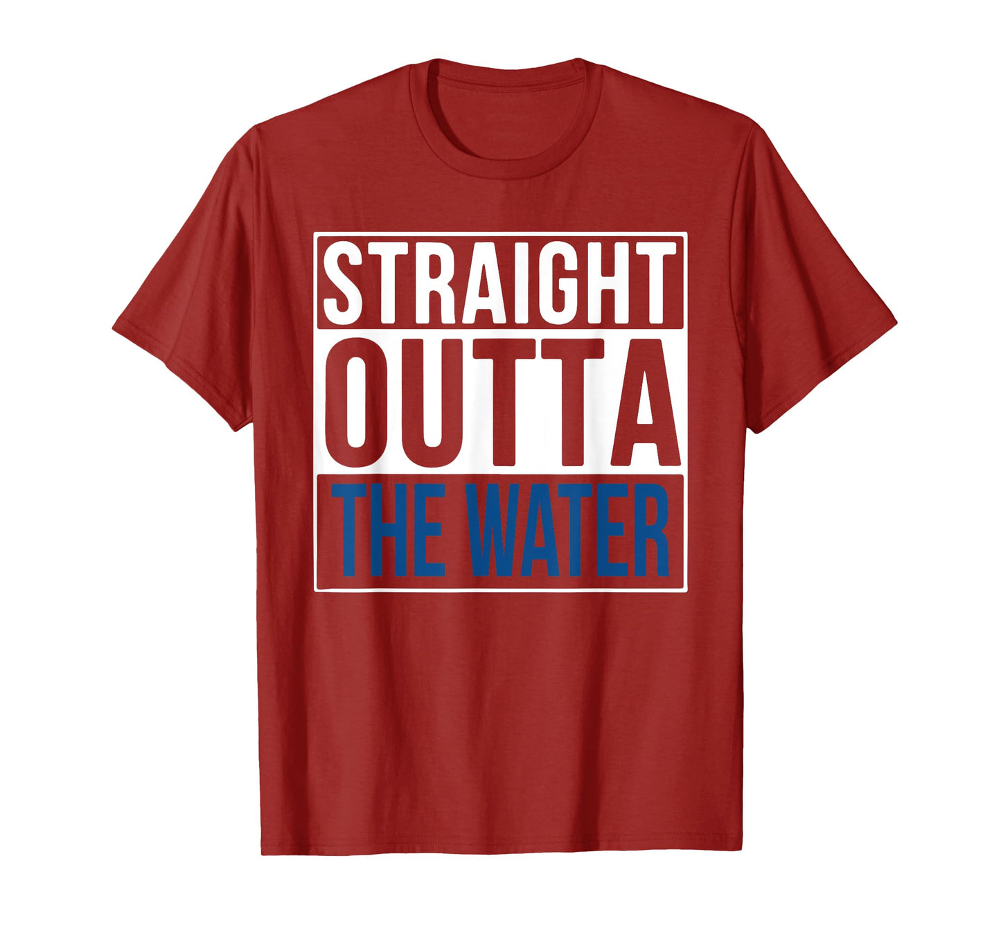 STRAIGHT OUTTA THE WATER T SHIRT - Christian Baptism T Shirt T-Shirt
