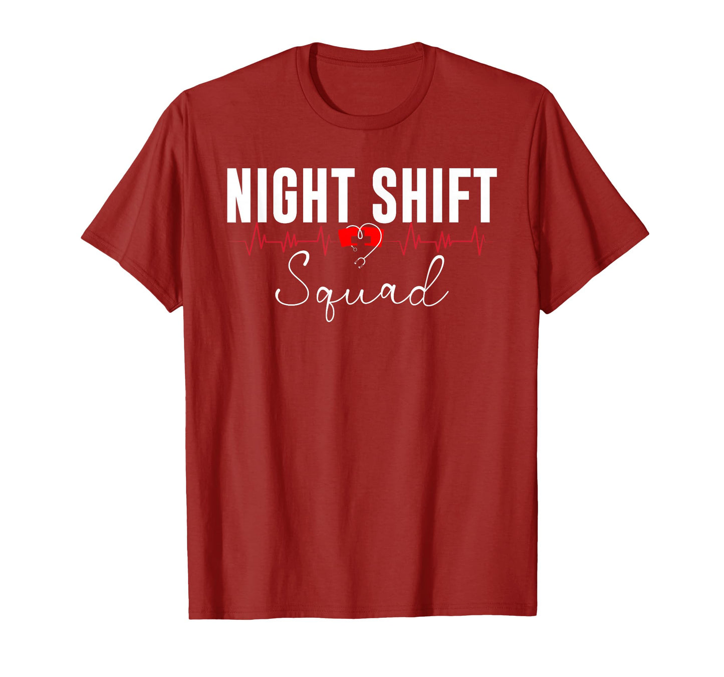Night Shift Squad Team Night Shift Nursing Funny Nurse T-Shirt