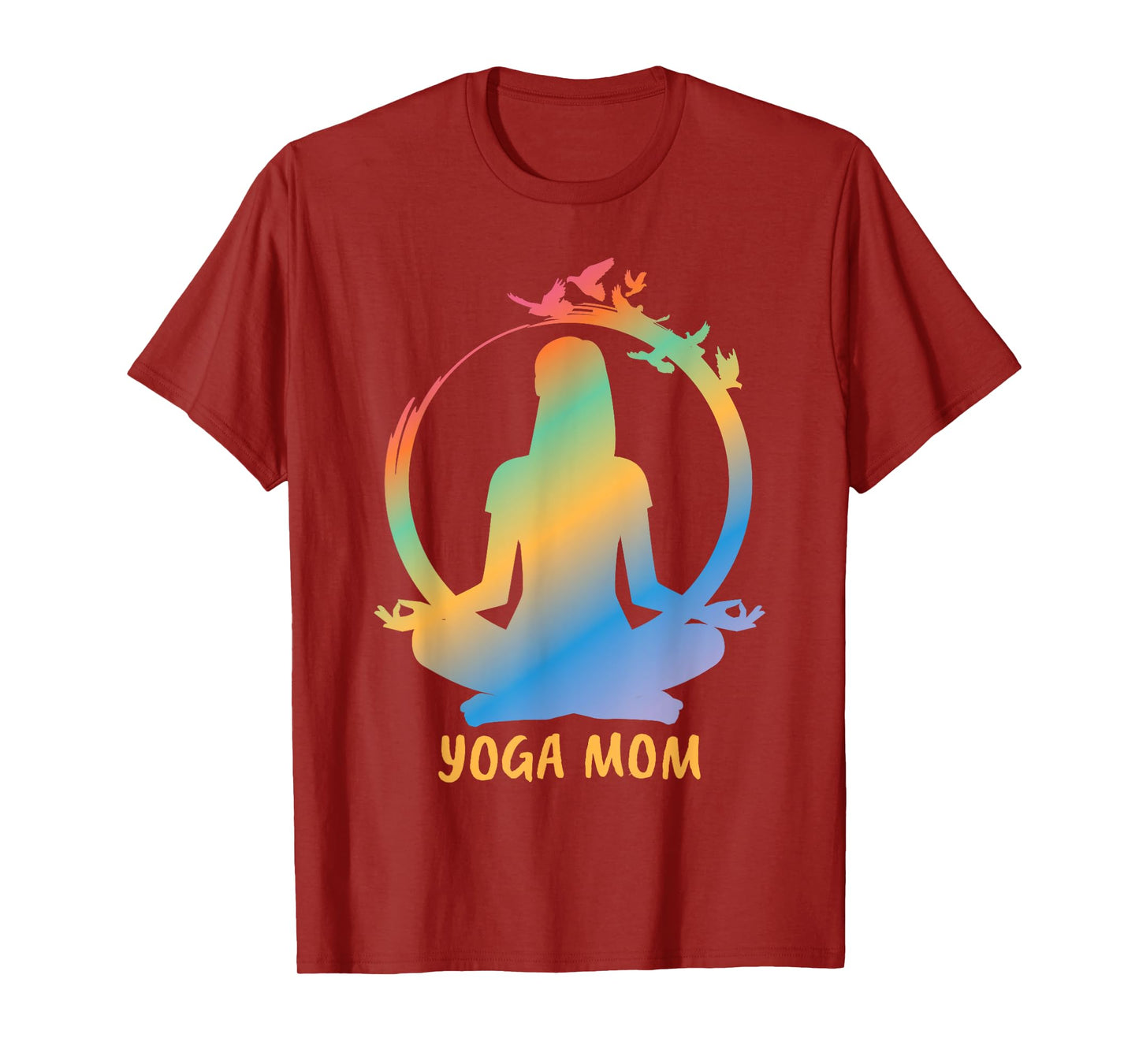 Peaceful Yoga Mom Meditation Mother's Day Gift T-Shirt