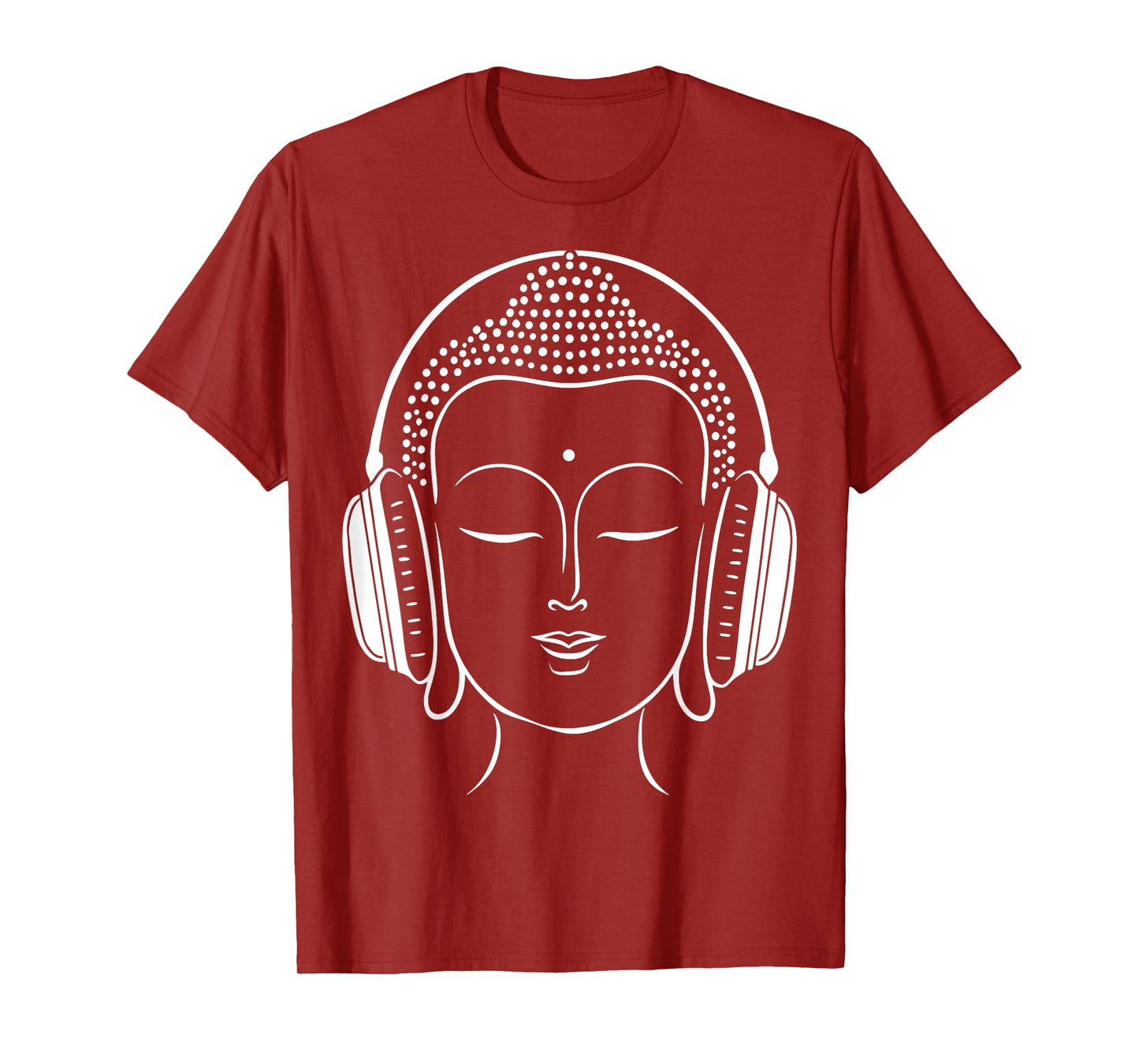 Buddha Headphones Zen Music Meditation T-Shirt