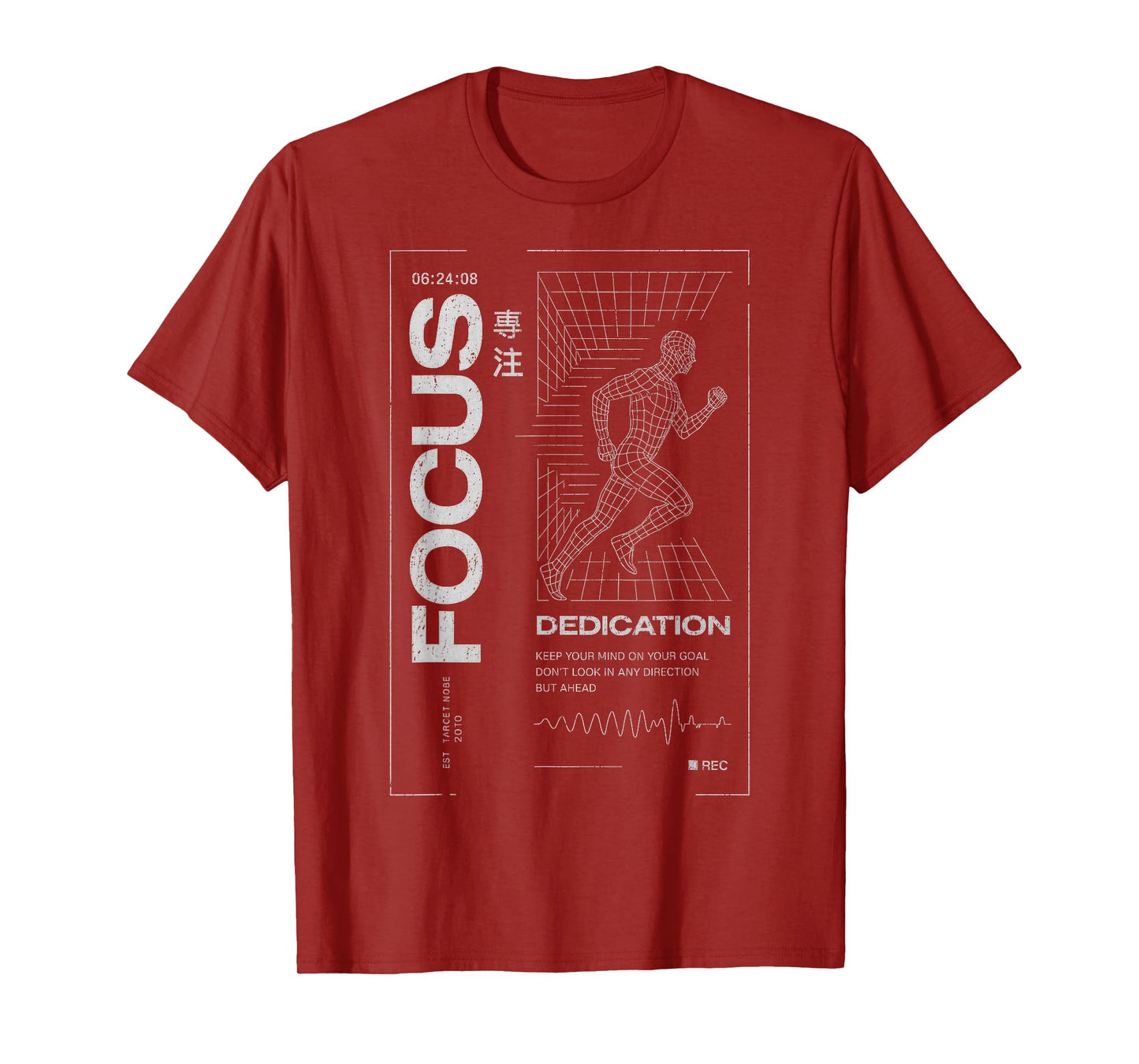 Y2K Fitness Quote Gym Training Discipline Yoga Sport Workout T-Shirt