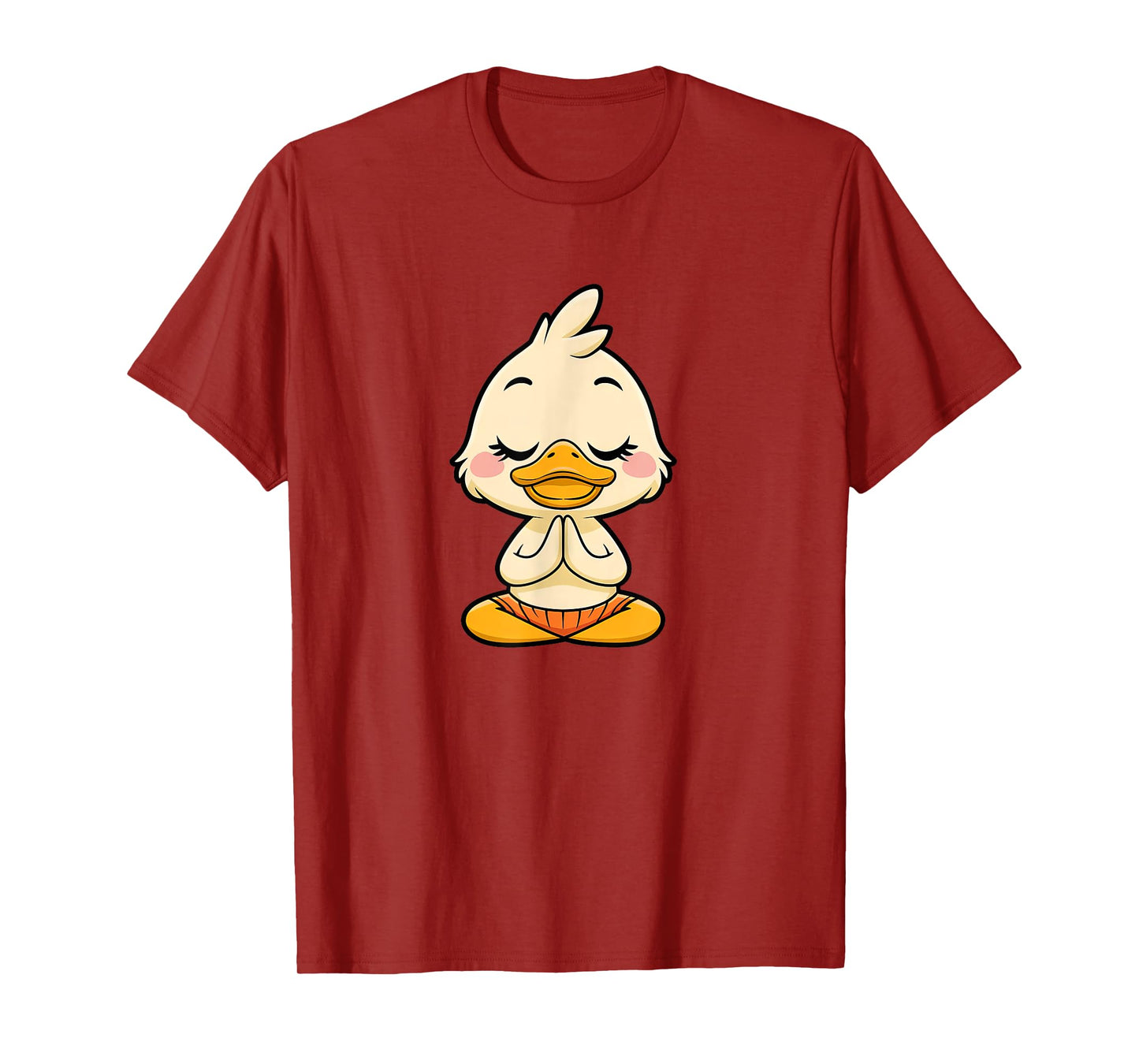 Meditating Duck Inner and Peace Yoga Relaxation T-Shirt
