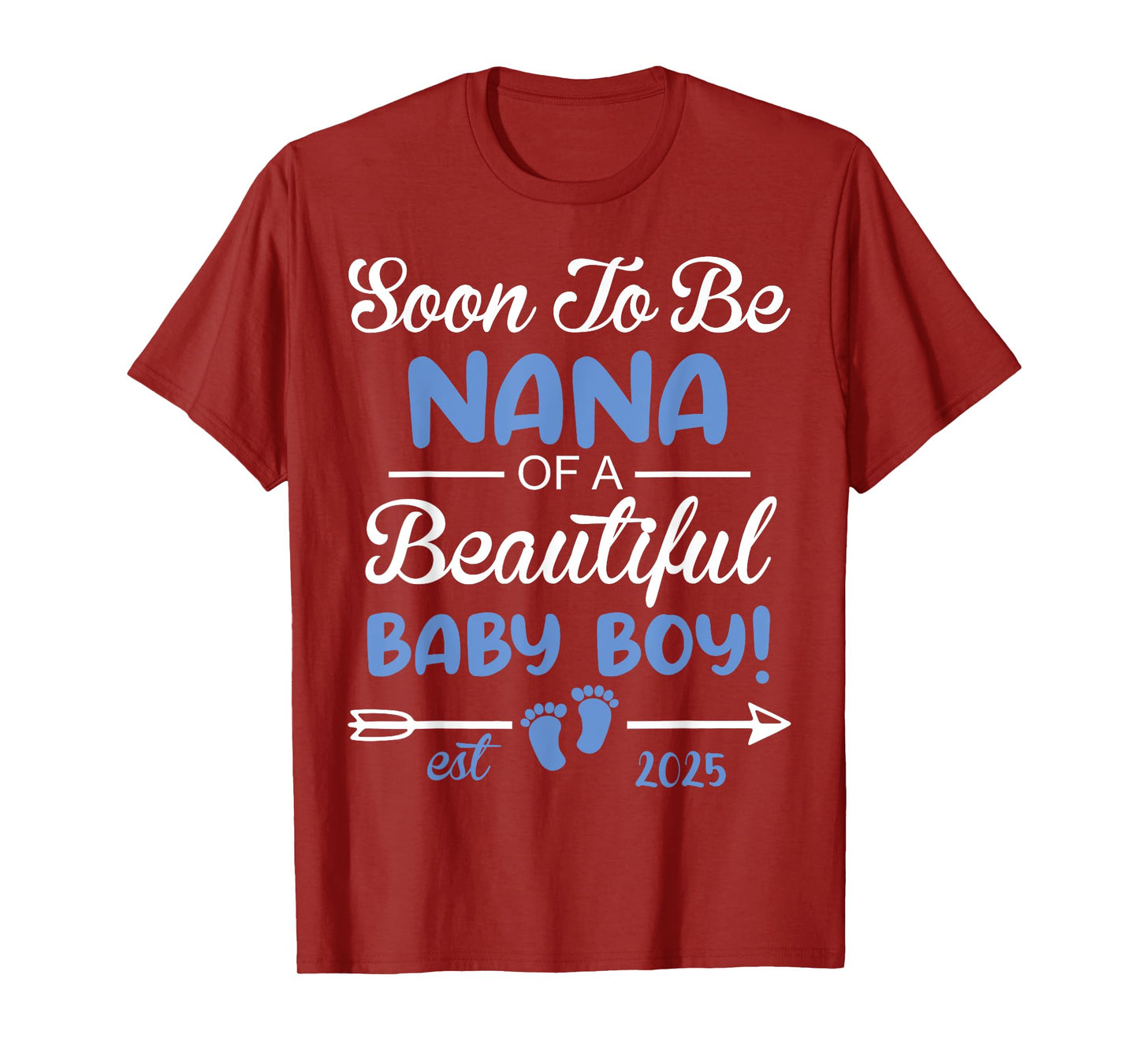 Soon To Be NANA of Beautiful Baby Boy Reveal T-Shirt