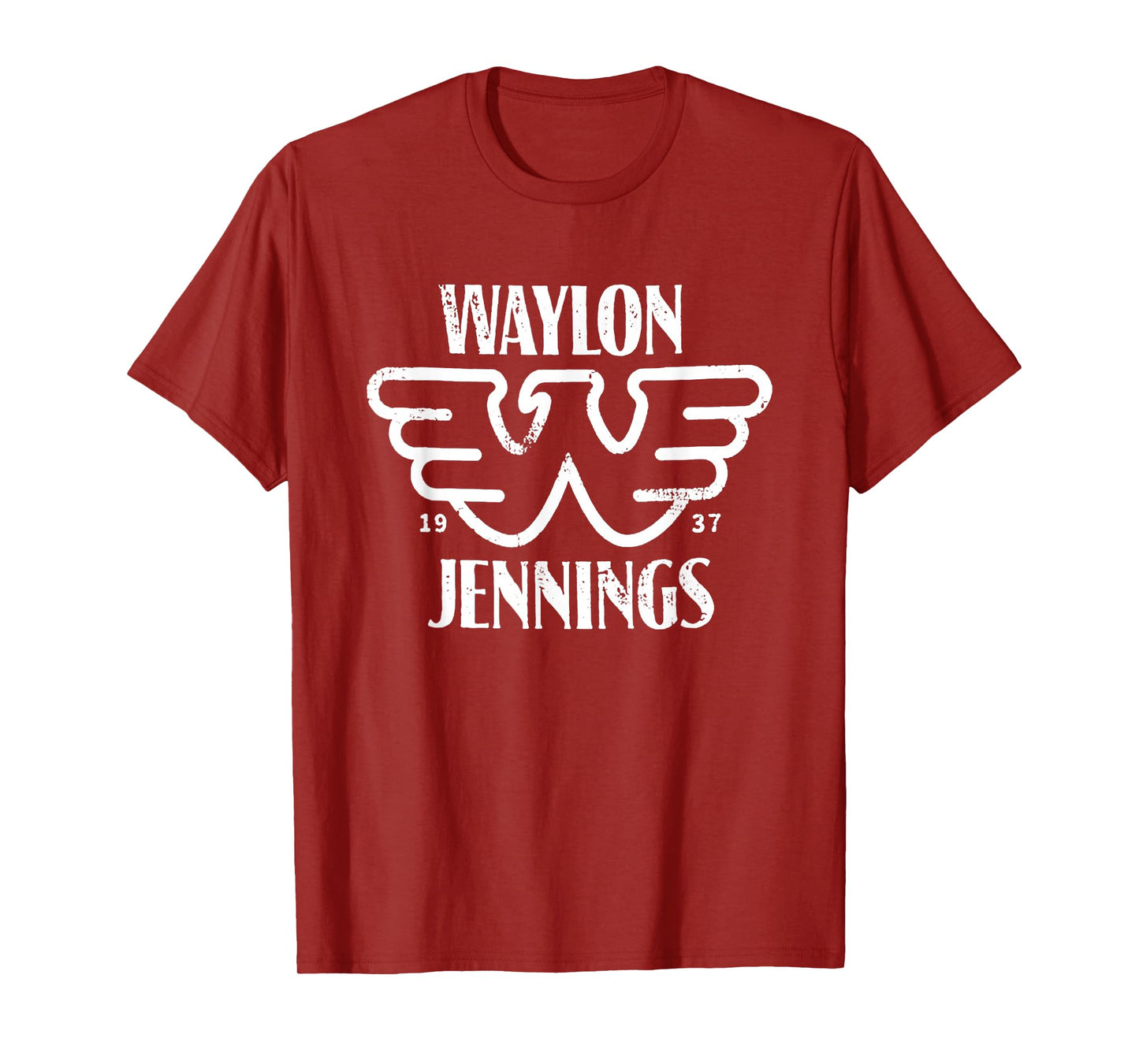 Waylon Jennings - Official Merchandise - Flying W Vintage T-Shirt
