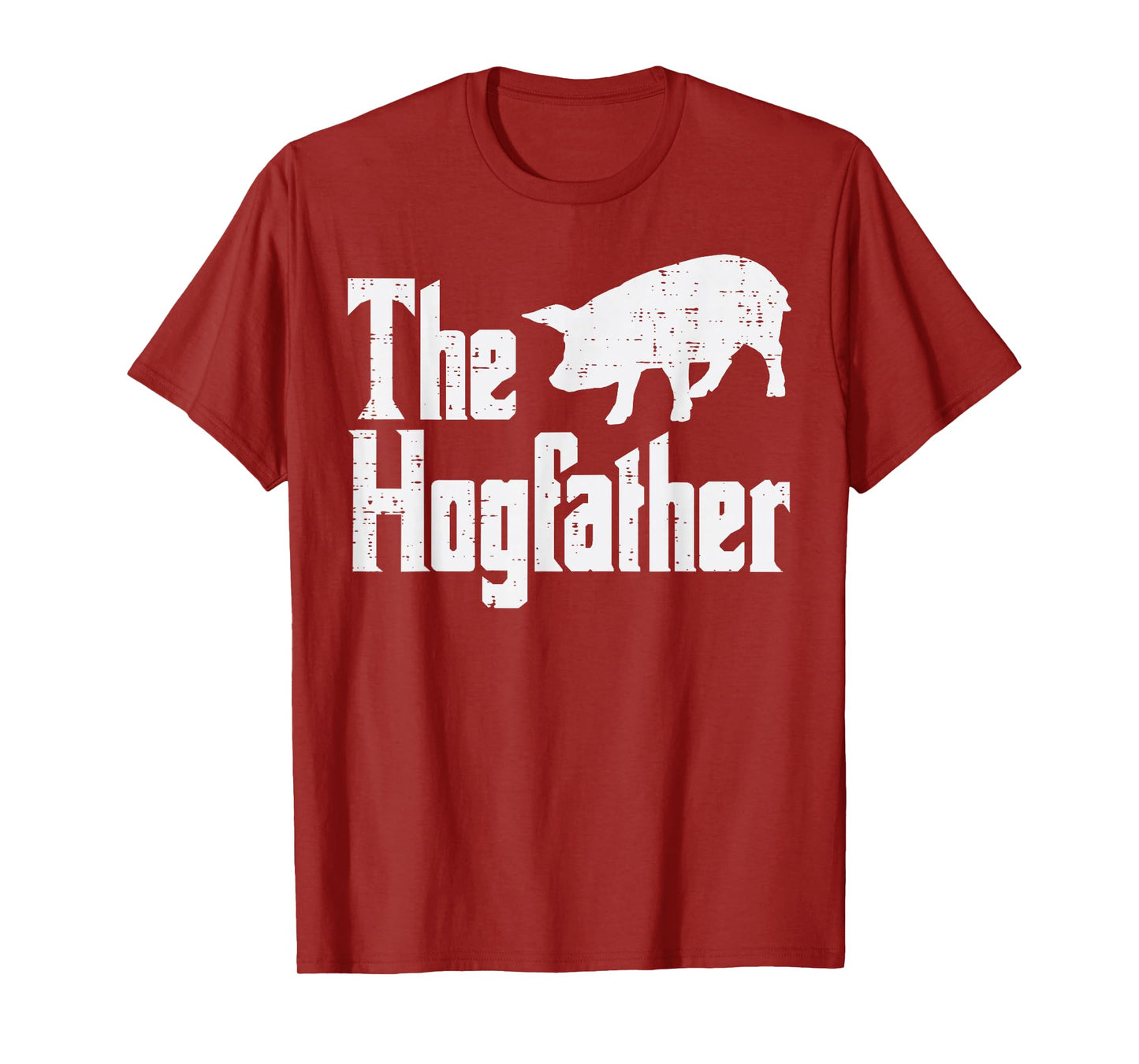 Pig The Hogfather Funny Hog Dad Fathers Day Parody Papa Men T-Shirt