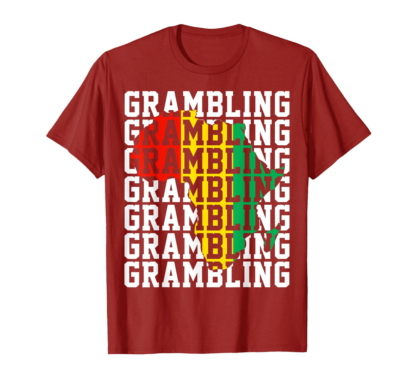 Grambling HBCU with Africa Historical Black College Alumni T-Shirt