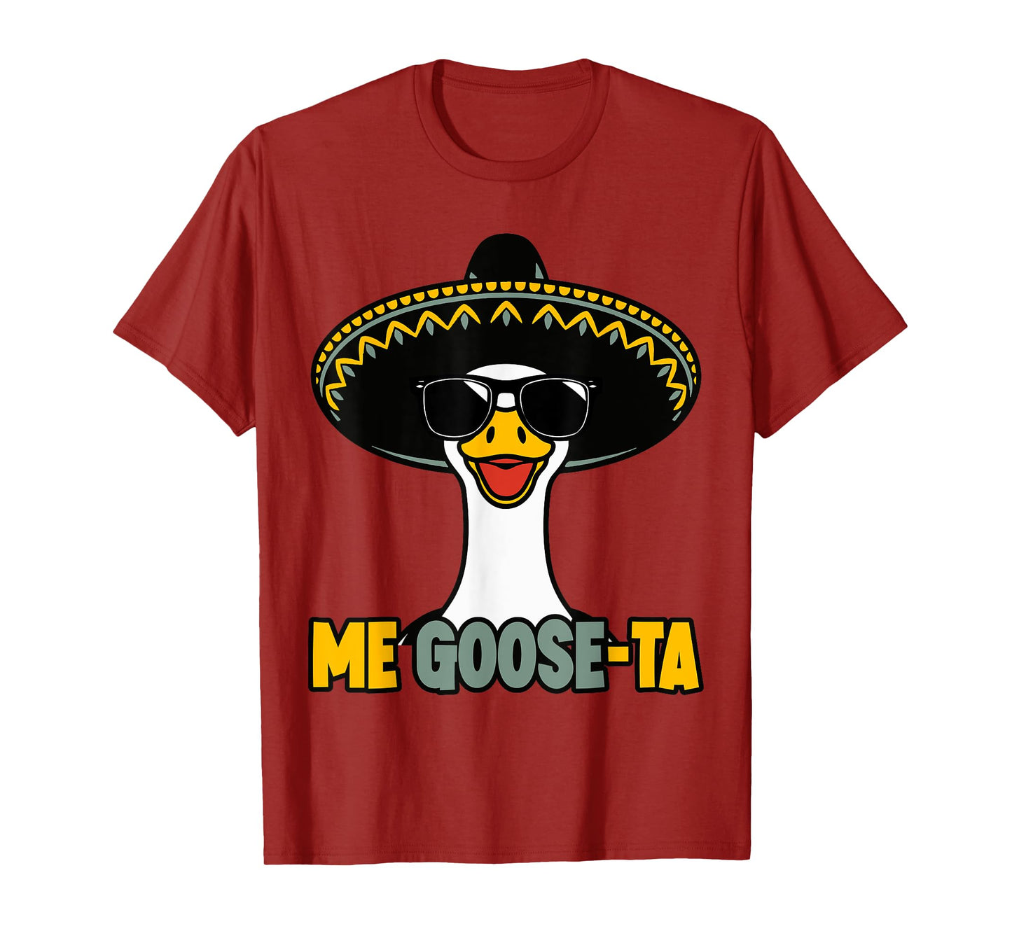 Me Goose Ta Mexican Goose Pun Spanish Men Boys Funny T-Shirt