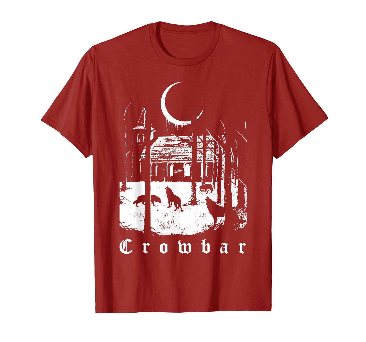 Vintage Forest Funny Retro Crowbar Meme Animal Basic T-Shirt
