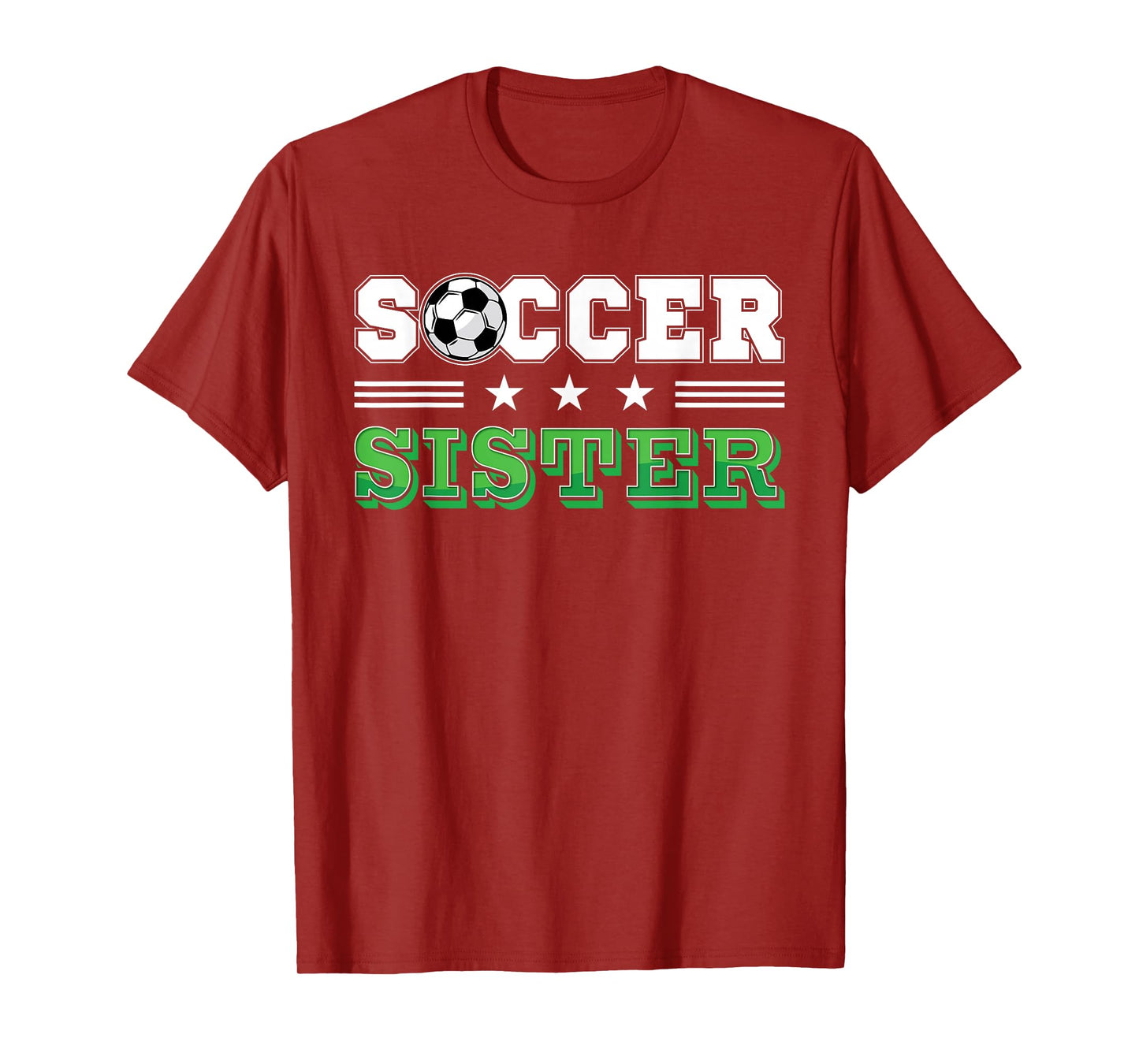 Soccer Sister Family Matching Birthday Team Supporter T-Shirt