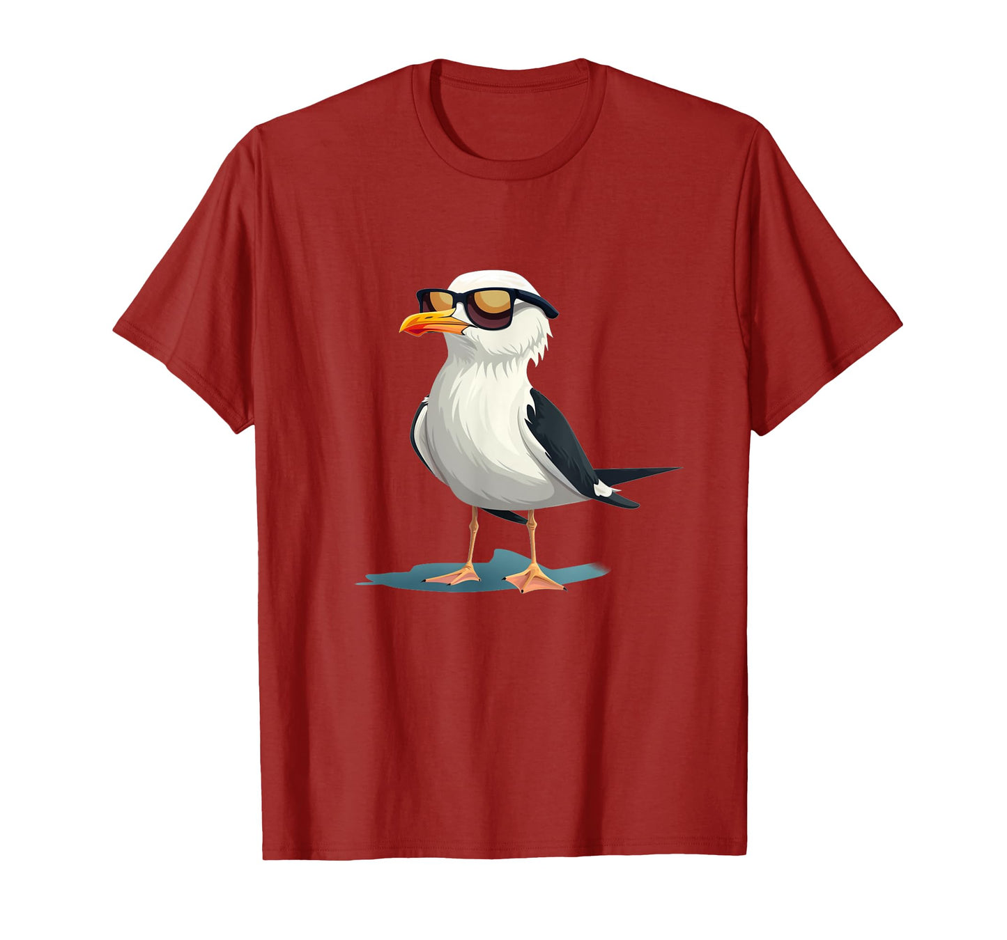 Seagull with Sunglasses Costume for Summer and Seabirds Men Women Kids T-Shirt