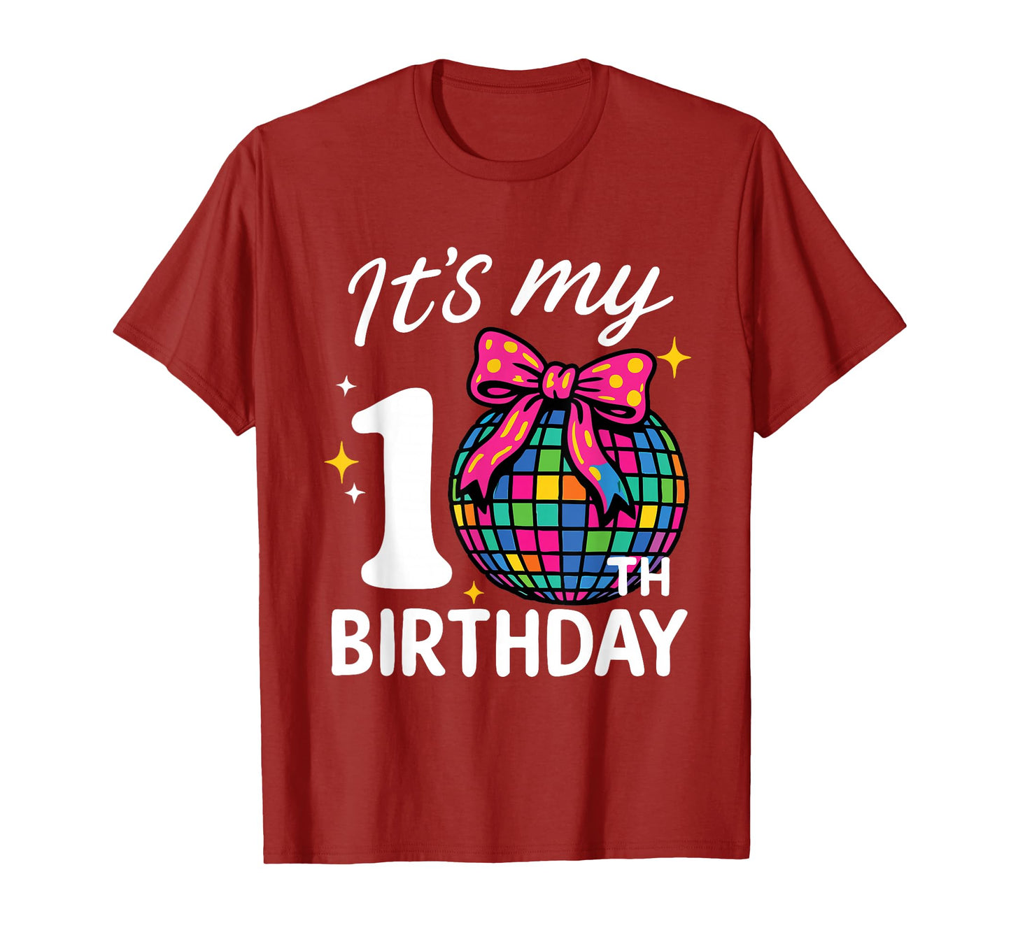 Cute 10 Year Old Birthday Girl Outfit It’s My 10th Birthday T-Shirt