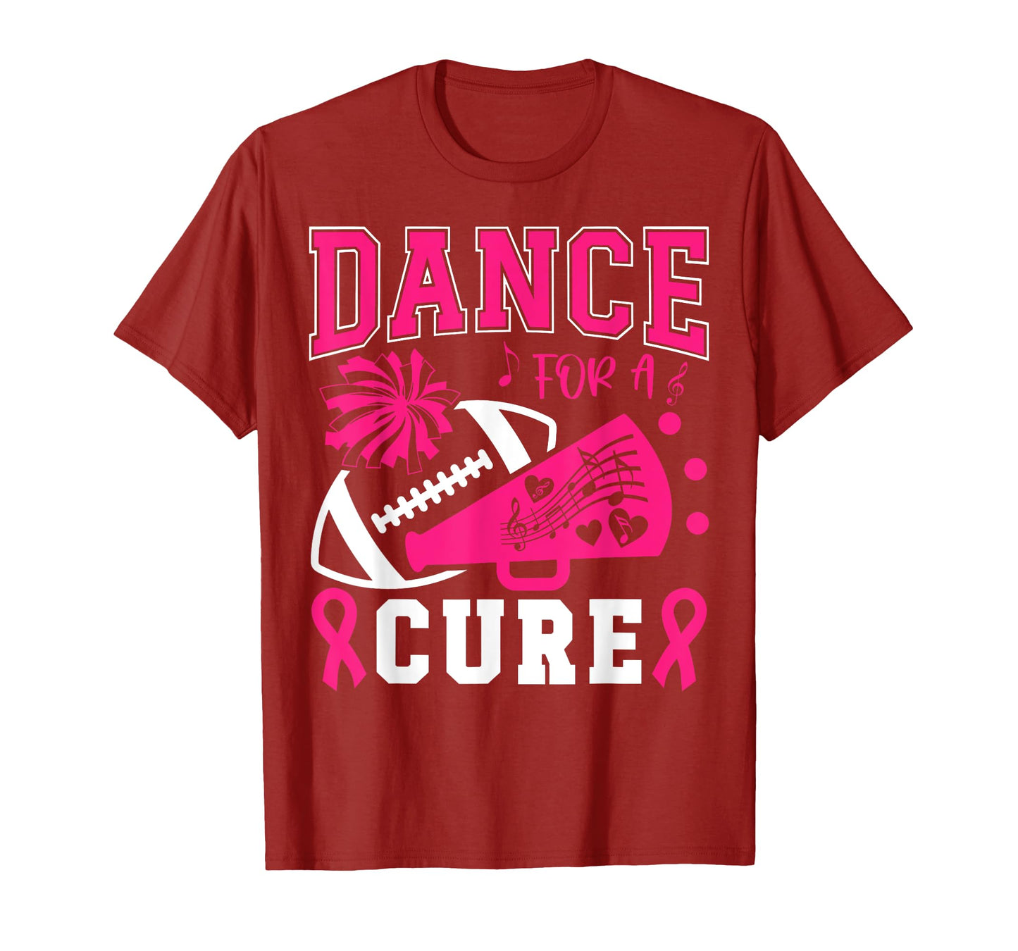 Dance For A Cure Breast Cancer Pink Ribbon Dance Team T-Shirt