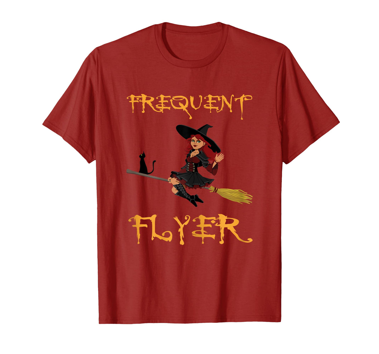 Frequent Flyer Halloween Witch | Luxury Nomad - World Travel T-Shirt