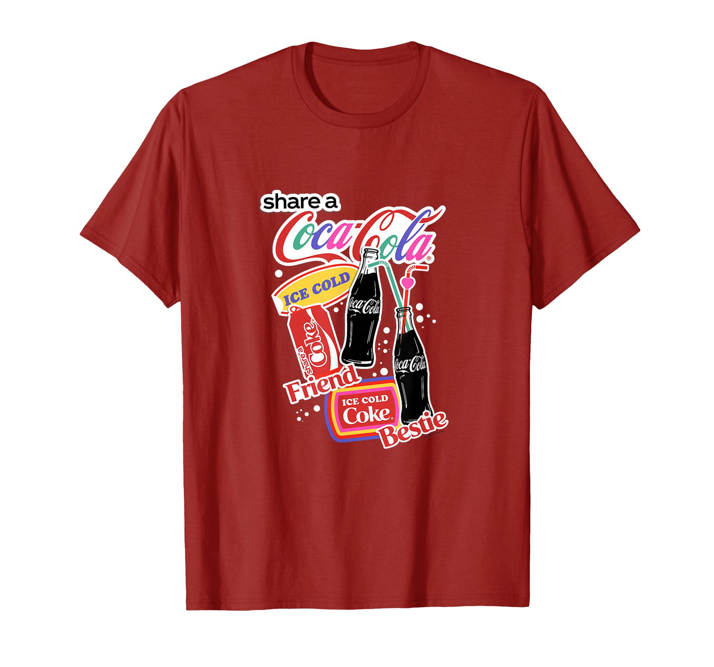 Coca-Cola Share A Coke Vintage Soda Bottles T-Shirt