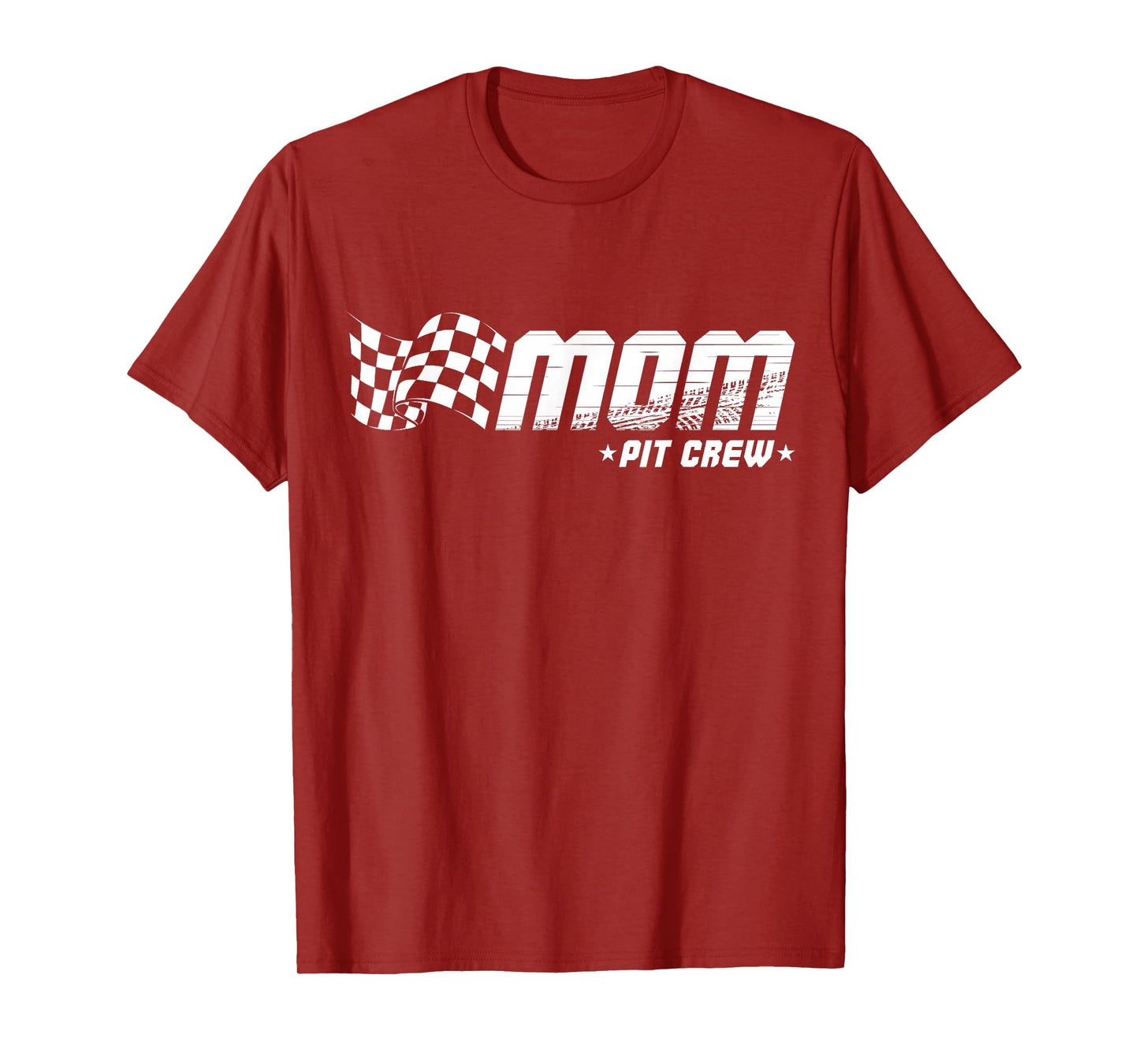Mom Pit Crew Race Car Birthday Family Racing T-Shirt