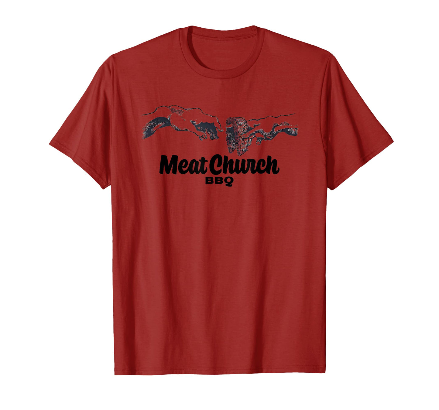 Hands Of Brisket Meat Church Bbq T-Shirt