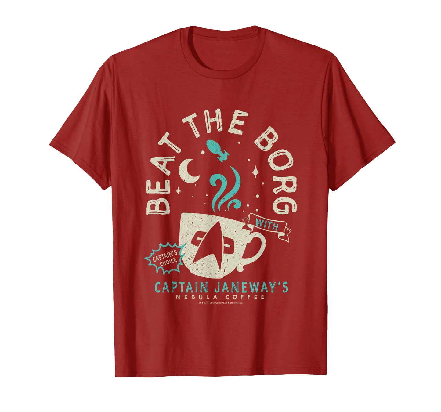 Star Trek: Voyager Captain Janeway's Beat The Borg Cup T-Shirt