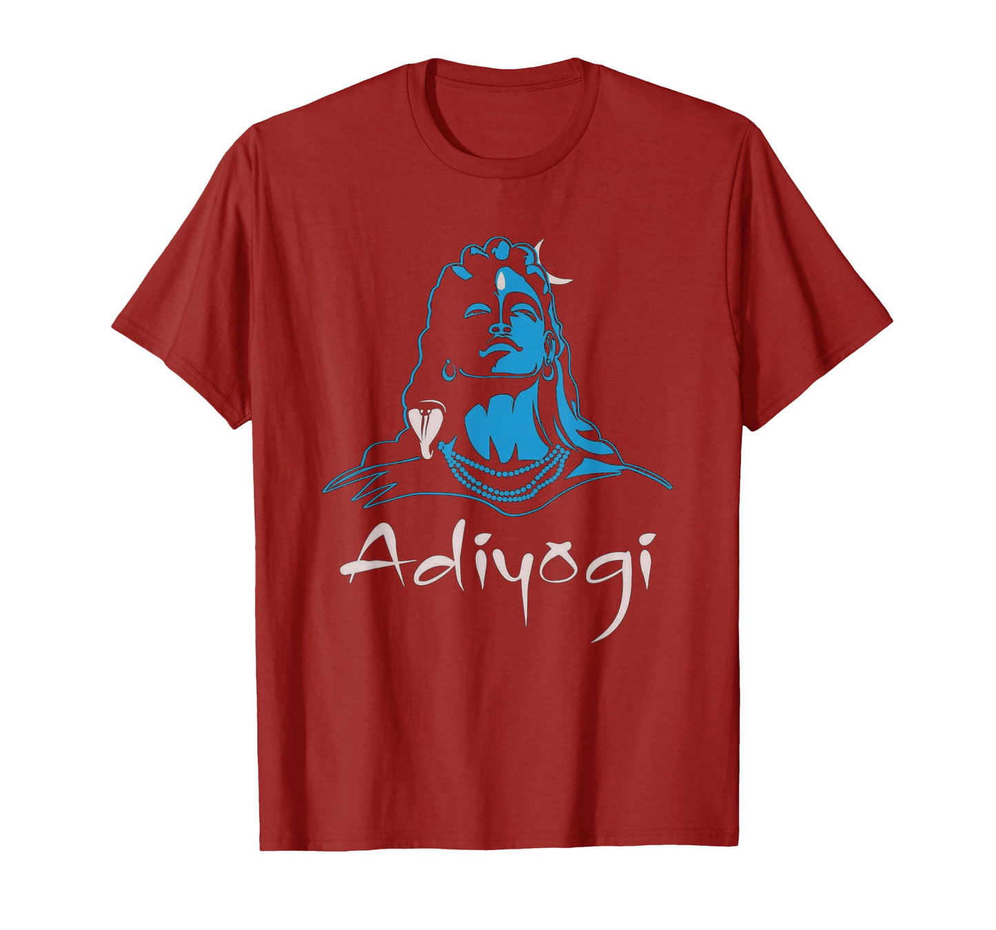 Lord Shiva Hindu God Adiyogi Yoga Meditation Design T-Shirt